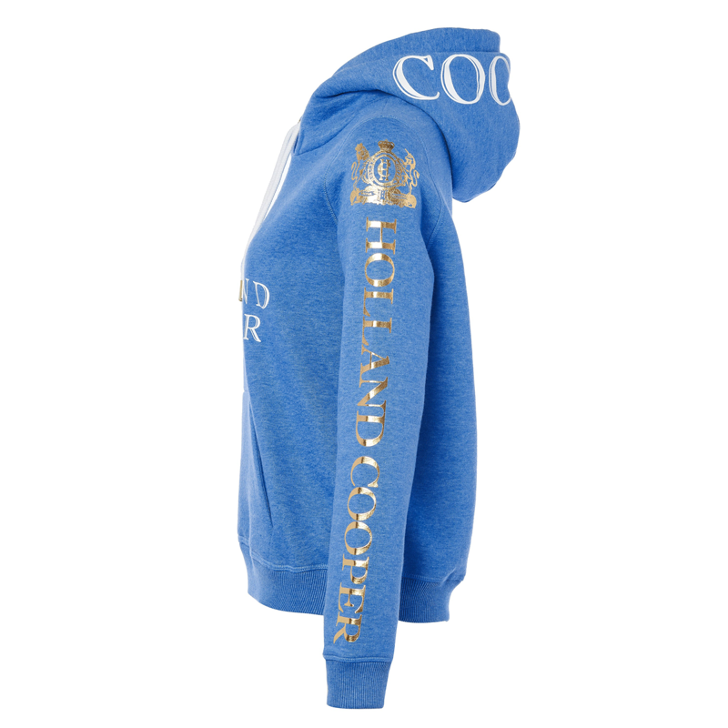 Holland Cooper HC Heritage Hoodie - Deep Cobalt Marl-7